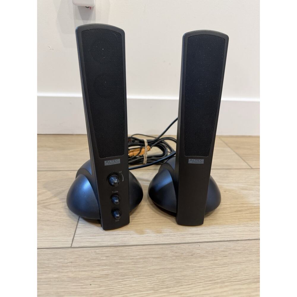 Altec Lansing ATP3 Multimedia Computer Speaker System Satellites Only Black